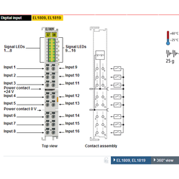 EL1809-德国倍福beckhoff端子模块-EL1819