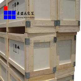 青岛黄岛区木包装箱生产商批发销售出口免熏蒸木箱包装*