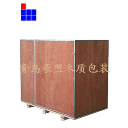 青岛豪盟包装箱 胶合板木箱生产厂家定制各种样式型号美观便宜