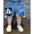 小童装夏款童裤 儿童宝宝牛仔短裤 男女童卡通老鼠贴布韩版休闲缩略图1
