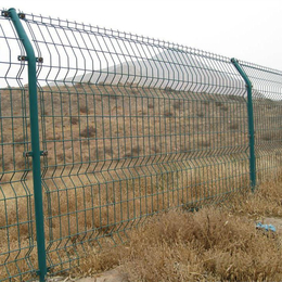 河北安平航磊丝网供应双边丝护栏网 框架护栏网 车间隔离栅
