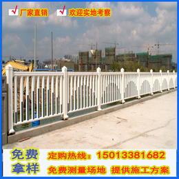 东莞京式隔离栏 喷塑市政交通栏 马路交通乙型防护栏杆生产定做