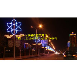 LED路灯杆造型灯 星光灿烂灯杆造型装饰 中国结