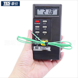 原装台湾泰仕TES1310温度计含TPK01热电偶线模温测量