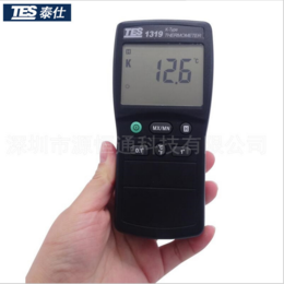 台湾泰仕数显温度计TES1319单输入温度表热电偶温度计