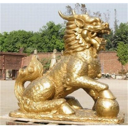 风水铜麒麟,亳州铜麒麟,博轩雕塑