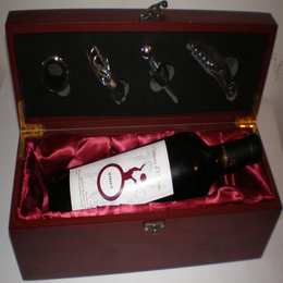 东莞木盒包装盒厂家供应红酒包装盒单支红酒盒定做葡萄酒包装盒缩略图