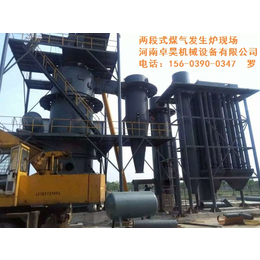 湖南株洲1.6米两段式煤气发生炉卓昊机械