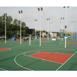 塑胶篮球场建设施工、济南篮球场建设、利源体育设施(查看)