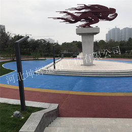 沧州学校透水混凝土彩色透水地坪海绵城市透水铺装