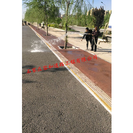 保定透水路面解决道路小区广场积水问题