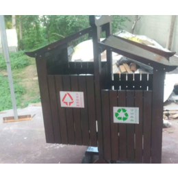 泉景轩木制品(图)、塑木垃圾箱、亳州垃圾箱