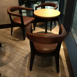 星巴克咖啡厅桌椅定做星巴克咖啡厅实木桌椅