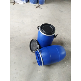 邢台塑料桶30升抱箍塑料桶化工用30L卡子圆桶