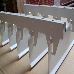 铝合金挂片厂家 SJ型长条铝挂片走廊吊顶 型材铝挂片天花