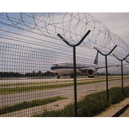 高强度防护网 飞机场护栏网 Y型柱加高网 刺丝滚笼网规格定做缩略图