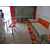 广西南宁市餐桌椅 吧凳 玻璃钢沙发卡座 快餐粉店桌椅缩略图2