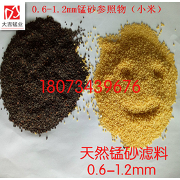 河北地下水处理锰砂滤料锰砂滤罐用天然锰砂缩略图