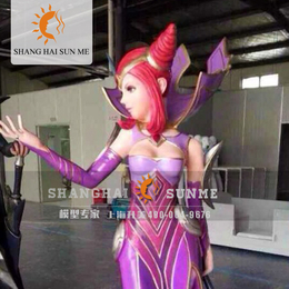 模型*上海升美英雄联盟人物玻璃钢雕塑树脂模型摆件定制