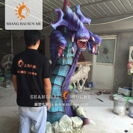 模型*上海升美英雄联盟男爵玻璃钢雕塑