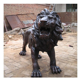 铜狮子|卫恒铜雕(在线咨询)|铸铁仿铜狮子铸造厂