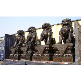 北京铜雕狮子_泽璐雕塑_哪里做铜雕狮子