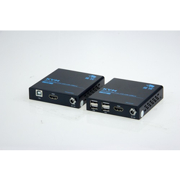 猛玛单网线50米KVM延长器HDMI+USB2.0+POE