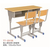 单人学生课桌椅订购|童伟校具(在线咨询)|单人学生课桌椅缩略图1