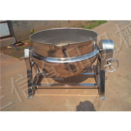 烧烤蒸煮夹层锅  蒸汽加热夹层锅  可倾式保温夹层锅