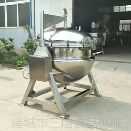 蒸汽加热玉米蒸煮锅  自动开盖蒸煮锅  大型商用蒸煮锅