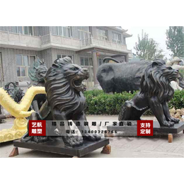 故宫铜门狮、艺航雕塑、广东铜门狮