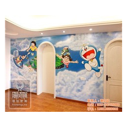 墙绘设计、南京*翅膀艺术设计、室内墙绘设计