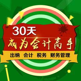 阳江会计实操培训速成班30天从入门到精通 ****试学