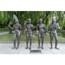 校园现代人物铸铜雕塑、北京校园现代人物雕塑、恩泽雕塑(查看)