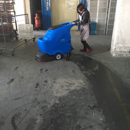 机加工厂用手推电动刷地机R50B 江阴容恩洗地机