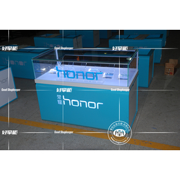 沈阳原装荣耀手机柜台 定制华为手机展示柜厂家*
