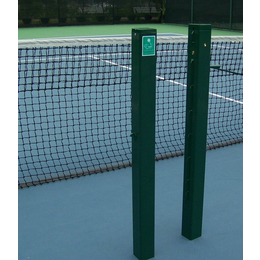  深圳地埋直插式网球柱 铝合金材质网球柱