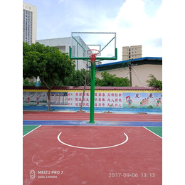 广西南宁钢化玻璃篮板移动篮球架地埋篮球架厂家*