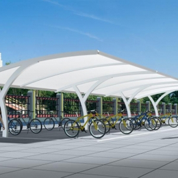  膜结构车棚设计膜结构停车棚施工膜结构自行车棚安装