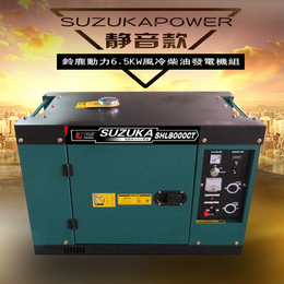 上海产柴油发电机6.5KW发电机静音机组