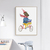 现代简约欧式装饰画客厅室内挂画组合墙壁画儿童通动物有框画缩略图4