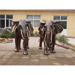 铜大象雕塑制作|内蒙古铜大象|博轩铜雕塑