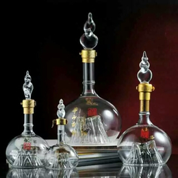 泰山玻璃酒瓶异形酒瓶创意玻璃制品厂家*缩略图