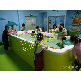 河北儿童亚克力儿童游泳池亚克力拼装组装儿童智能游泳池