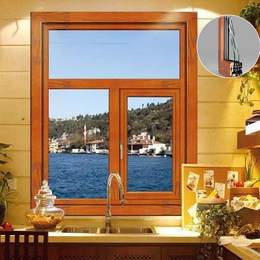 金兰斯盾门窗   优木复合铝型材