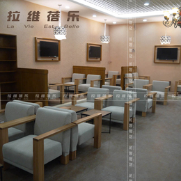 上海星巴克经典扶手实木沙发椅咖啡厅扶手沙发定做