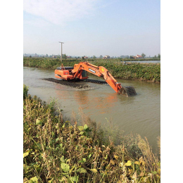 水上挖机出租服务、新盛发水上挖掘机、西安水上挖机出租