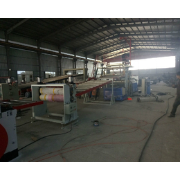 葫芦岛石塑地板生产线_同三塑机(图)_石塑地板生产线公司
