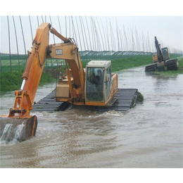 水陆两用挖掘机租赁热线、新盛发水上挖掘机出租