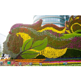 立体花坛 花卉造型 绿雕 城市雕塑 节日造型 